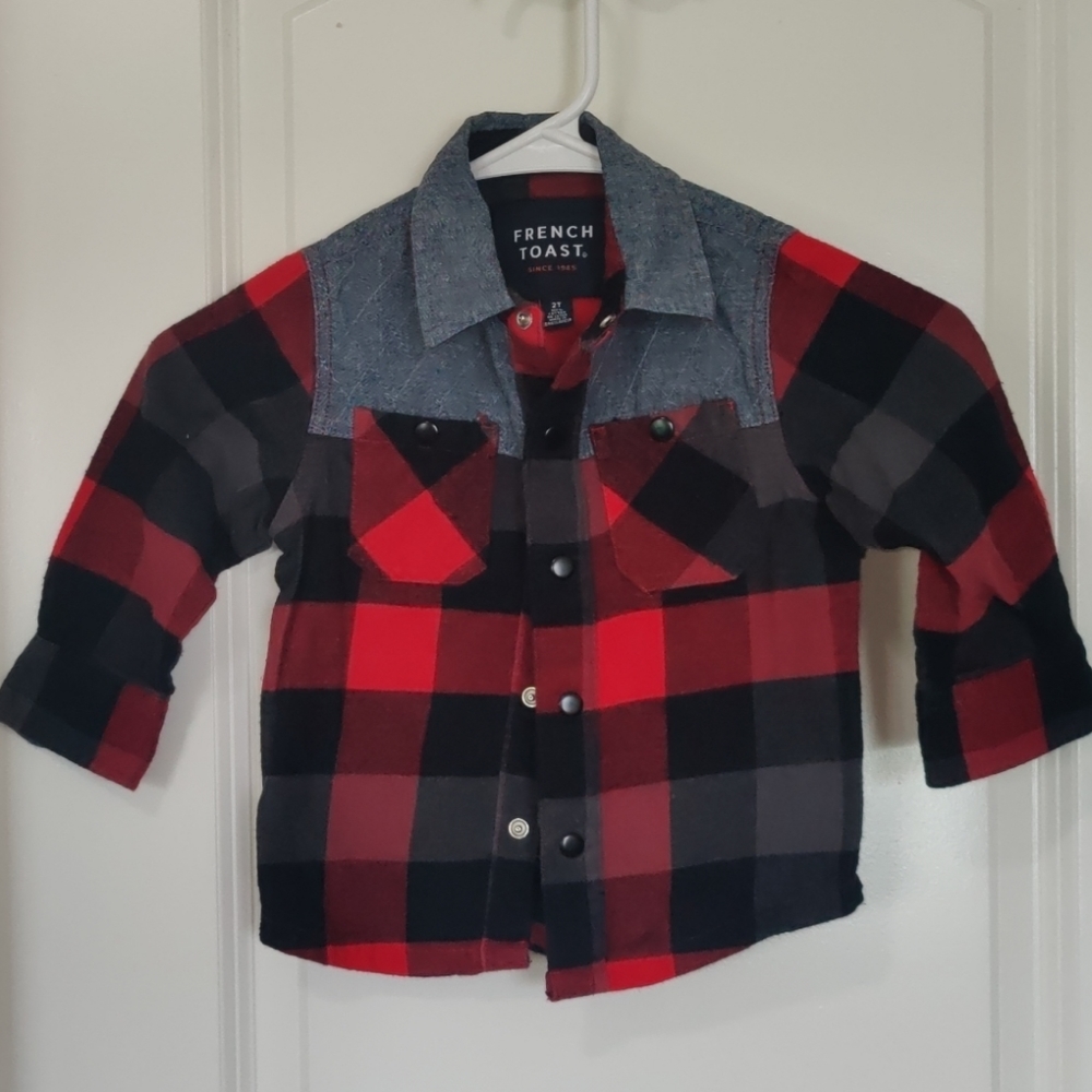 Toddler long sleeve snap closure